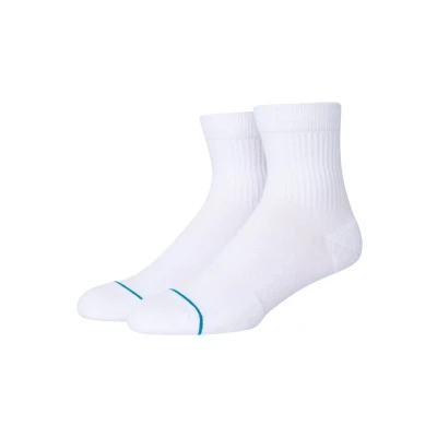 Image of Stance Lifestyle ICON Quarter Unisex Socks, Size: 5.5 7.5, Weiss