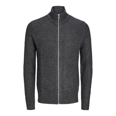 Image of Jack &amp; Jones Jjelewis Cardigan, Men&#039;s, Size: Small, Asphalt