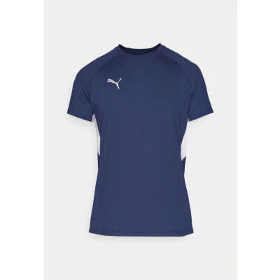 Image of Puma TEE Print Tshirt, Men&#039;s, Size: Large, Navy