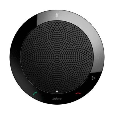 Image of Jabra Speak 410 Speaker Phone Unified Communications Optimised Portable Conference with USB Plug And Play Connectivity Computers, Retail Pack, Black