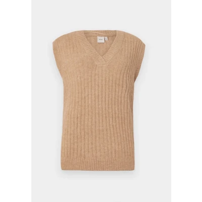 Image of ICHI Kamara Jumper, Women&#039;s, Size: Medium, Light brown
