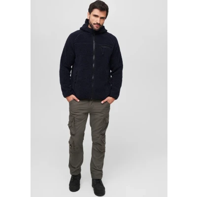 Image of Brandit Worker Fleece jacket, Men&#039;s, Size: 4XL, Navy