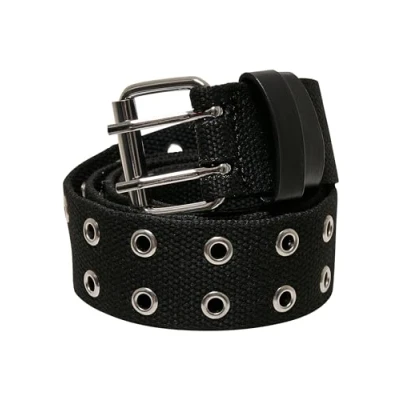 Image of Urban Classics Belt, Men&#039;s, Size: S/M, Black silver