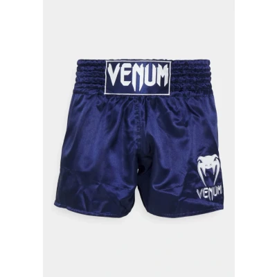 Image of Venum Classic MUAY THAI Short Sports shorts, Men&#039;s, Size: Medium, Navy blue/white