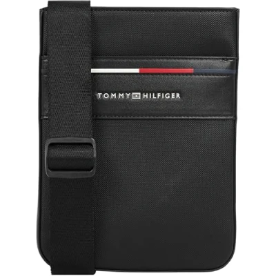 Image of Tommy Hilfiger Foundation MINI Crossover Cross body bag, Men&#039;s, Size: One Size, Black
