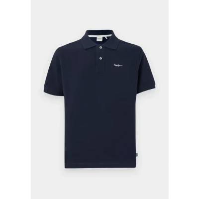 Image of Pepe Jeans Essential Contrast LOGO Polo shirt, Men&#039;s, Size: Large, Dulwich blue