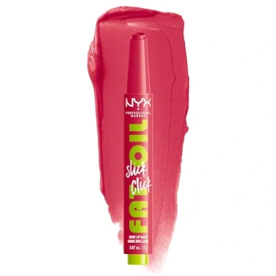 Image of NYX Professional Makeup Fat Oil Slick Click Lip Balm 2ml (Various Shades) Double Tap