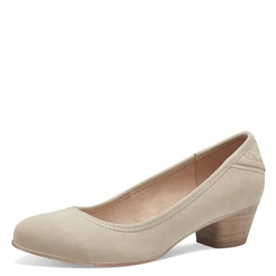 Image of s.Oliver Damen Pumps Kleiner Absatz Elegant, Beige (Cream), 37