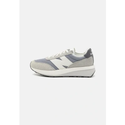 Image of New Balance U370 Unisex Trainers, Size: 7.5, Concrete Leather and textile
