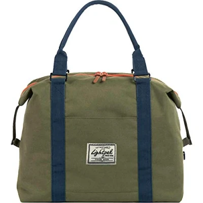 Image of Lightpak Damentasche SWEETBOX, Damen Handtasche aus Polyester, Henkeltasche mit separatem Handyfach Gym Tote 36 Centimeters Green (Grün), Centimeters,