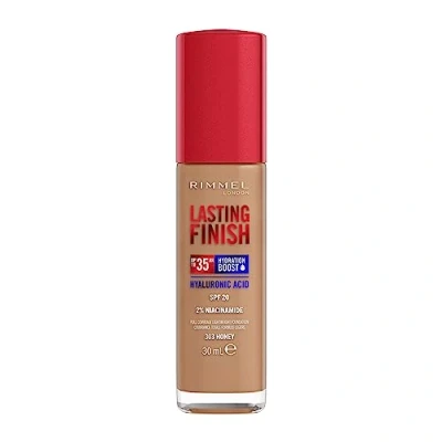 Image of Rimmel Lasting Finish 35Hr Foundation 30ml (Various Shades) 303 Honey