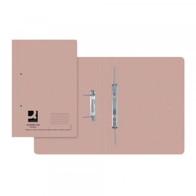 Image of Q Connect Transfer File 35mm Capacity Foolscap Buff (Pack of 25)