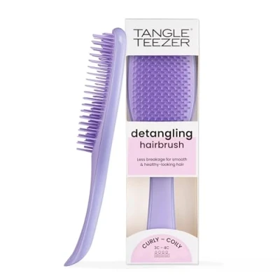 Image of Tangle Teezer The Ultimate Detangler Naturally Curly Brush Purple Passion