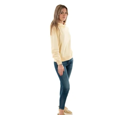 Image of Calvin Klein Jeans Women&#039;s Hoodies, Vanilla, L