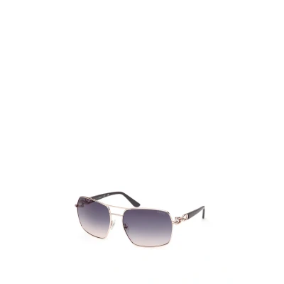 Image of Guess Sunglasses goldnight blue, Women&#039;s, Size: 63, Gold/night blue