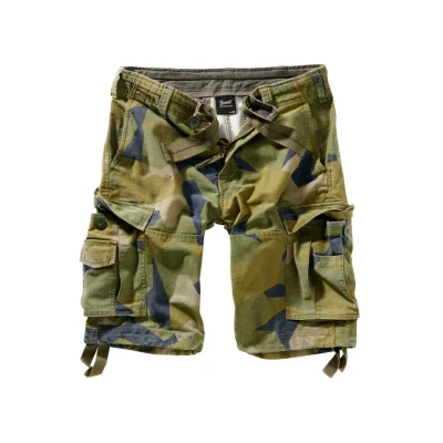 Image of Brandit Men&#039;s Vintage Shorts Cargo, Swedish Camo, S
