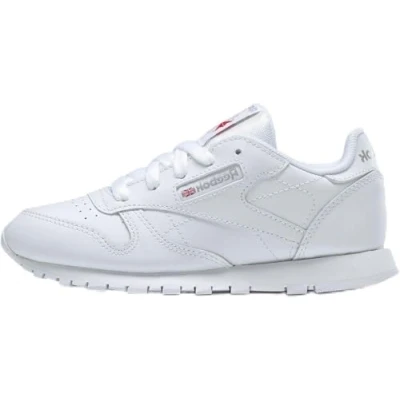 Image of Reebok Classic Leather Trainers for kids, Size: 10.5K, White