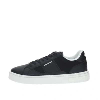 Image of Armani Exchange Trainers, Men&#039;s, Size: 11, Black Imitation leather/ textile