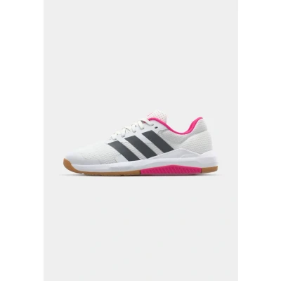 Image of adidas Performance Dropset BASE Training shoe, Women&#039;s, Size: 3.5, Footwear white/grey five/shock pink shoes