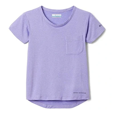 Image of Columbia Girl&#039;s Tech Trail Short Sleeve Tee T Shirt