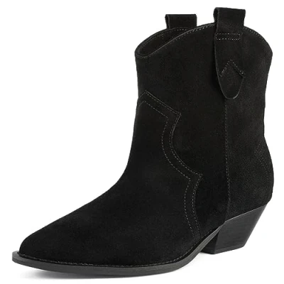 Image of L37 NEW Somebody ELSE Classic ankle boots, Women&#039;s, Size: 5, Black Suede