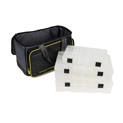 Image of Matrix Ethos Feeder Case Whitefish (3 tackleboxes included) Carryall