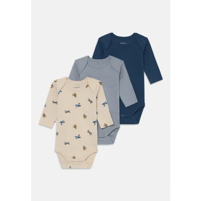 Image of Name it Nbmbody 3 PACK Body for kids, Size: 6 9m, Beige