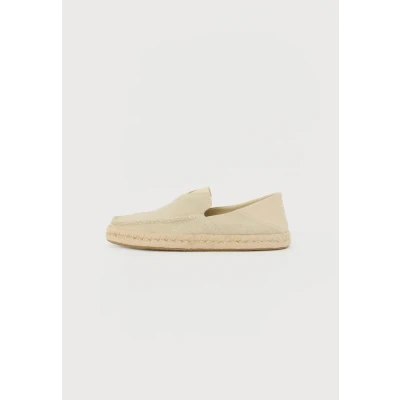 Image of TOMS Men&#039;s Alonso Loafer Rope Flat, Fog Heritage Canvas Suede, 8 UK