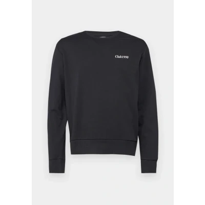 Image of Jack &amp; Jones Jjebradley Graphic CREW Sweatshirt, Men&#039;s, Size: XS, Black