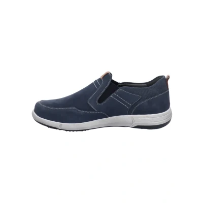 Image of Josef Seibel Enrico Slipons blaukombi, Men&#039;s, Size: 6.5, Blau kombi Leather