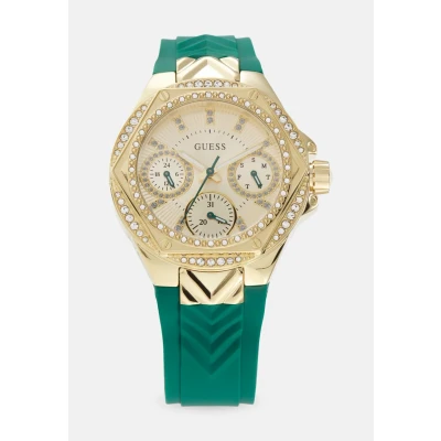 Image of Guess ENVY Watch, Women&#039;s, Size: One Size, Green
