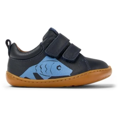 Image of Camper PEU CAMI Unisex Touchstrap shoes for kids, Size: 7K, Marine Leather