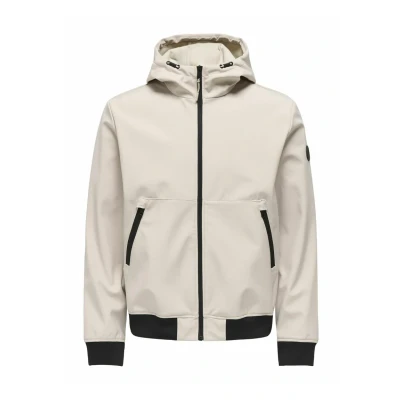 Image of Only &amp; Sons Onsbowie Outdoor jacket, Men&#039;s, Size: Large, Silver lining