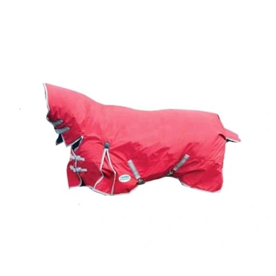Image of Weatherbeeta ComFiTec Classic Combo Neck Medium 220g Red/Silver/Navy