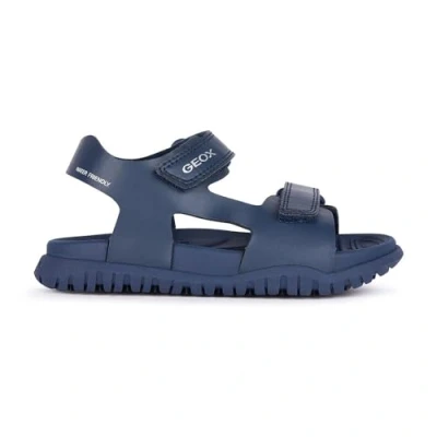 Image of Geox Fusbetto Unisex Sandals for kids, Size: 038, Navy shoes