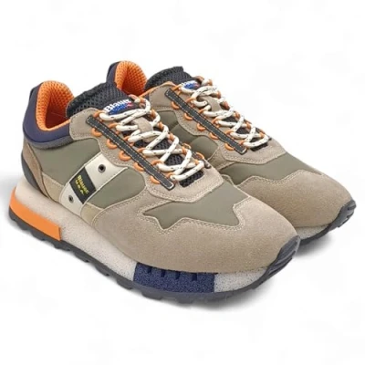 Image of Blauer Men&#039;s Heron Trainers Taupe Military, 41 EU