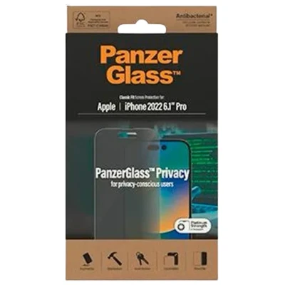 Image of Panzerglass Tempered Glass Privacy Screen Protector Apple iPhone 14 Pro