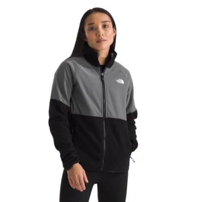 Image of The North Face Glacier Heavyweight FULL ZIP Jacket Fleece jacket, Women&#039;s, Size: Small, Black/smoked pearl