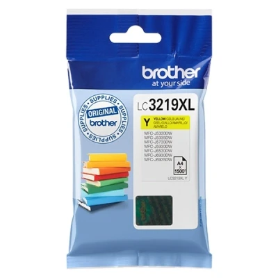 Image of Brother LC 3219XLY 1500pages Yellow ink cartridge
