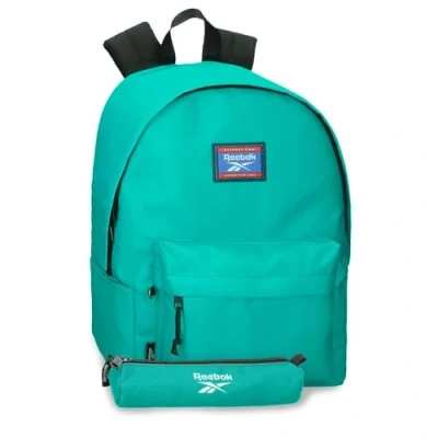Image of Reebok Unisex Kids Brooklyn Colors Luggage Messenger Bag, Green, One Size, School Backpack