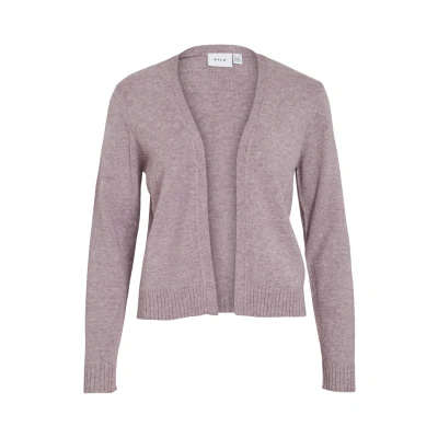 Image of Vila Women&#039;s Viril Short L/S Knit Cardigan Noos Cardigan, toadstool, M