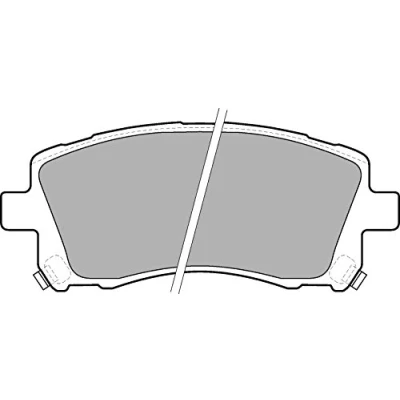Image of brake Pad Set, disc DELPHI LP1663
