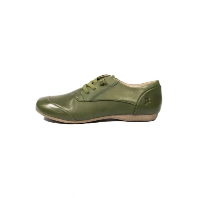 Image of Josef Seibel Fiona Casual laceups, Women&#039;s, Size: 6.5, Green Leather