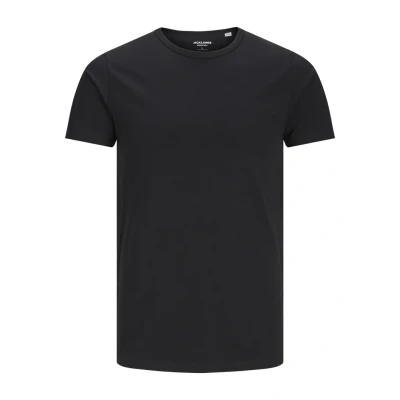 Image of Jack &amp; Jones Men&#039;s Basic O Neck Tee S/S Noos T Shirt, Black Color, XL