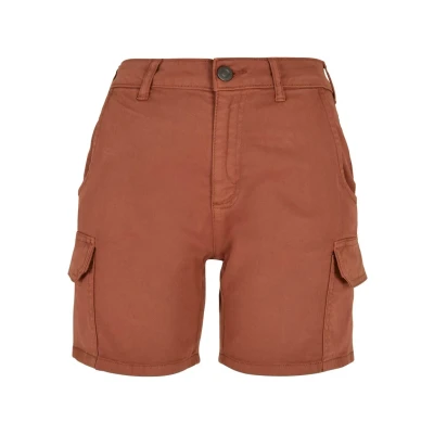 Image of Urban Classics HIGH Waist Shorts, Women&#039;s, Size: 31, Terracotta