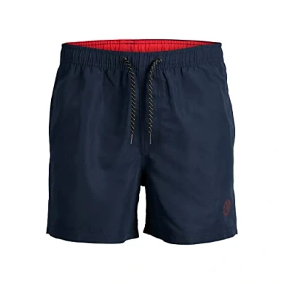 Image of Jack &amp; Jones Jpstfiji Solid SN Swimming shorts, Men&#039;s, Size: 44, Navy blazer