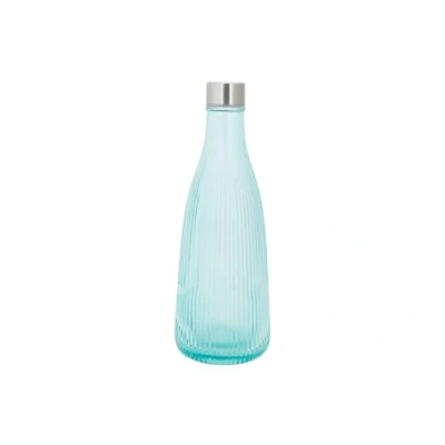 Image of Cosy &amp; Trendy water carafe Atla with stainless steel cap Glass Mineral Green 1 liter