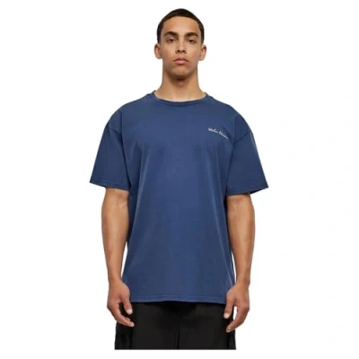 Image of Urban Classics Small Embroidery Basic Tshirt, Men&#039;s, Size: 5XL, Spaceblue