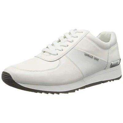 Image of Michael Kors Allie Trainers, Women&#039;s, Size: 6, Optic white Leather