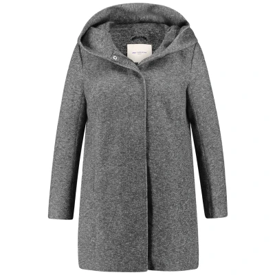 Image of ONLY Carmakoma Carsedona Light COAT Short coat, Women&#039;s, Size: L 22/24, Dark grey melange